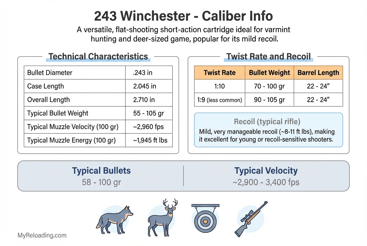 243 Winchester: The Complete Reloading Guide | My Reloading