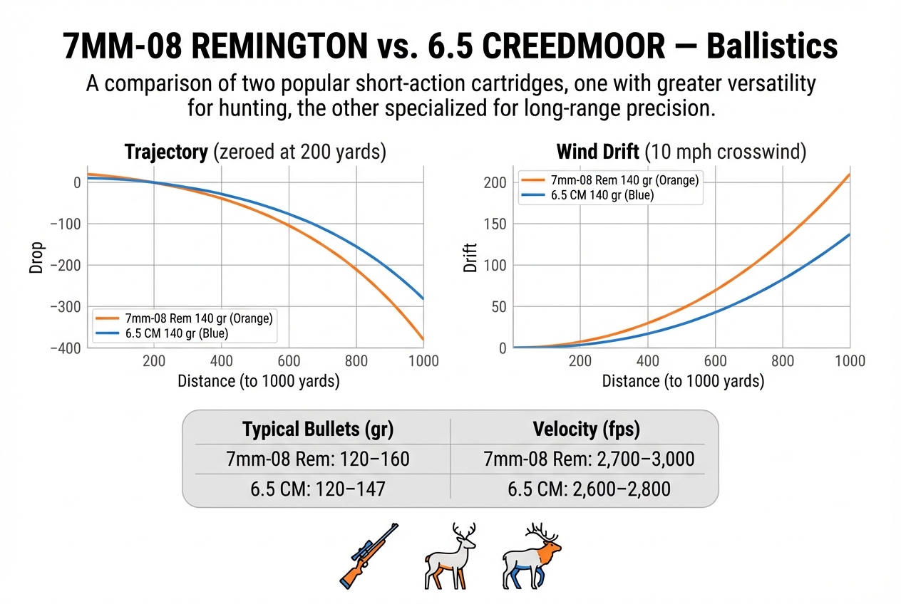 7mm-08 Remington vs 6.5 Creedmoor | My Reloading