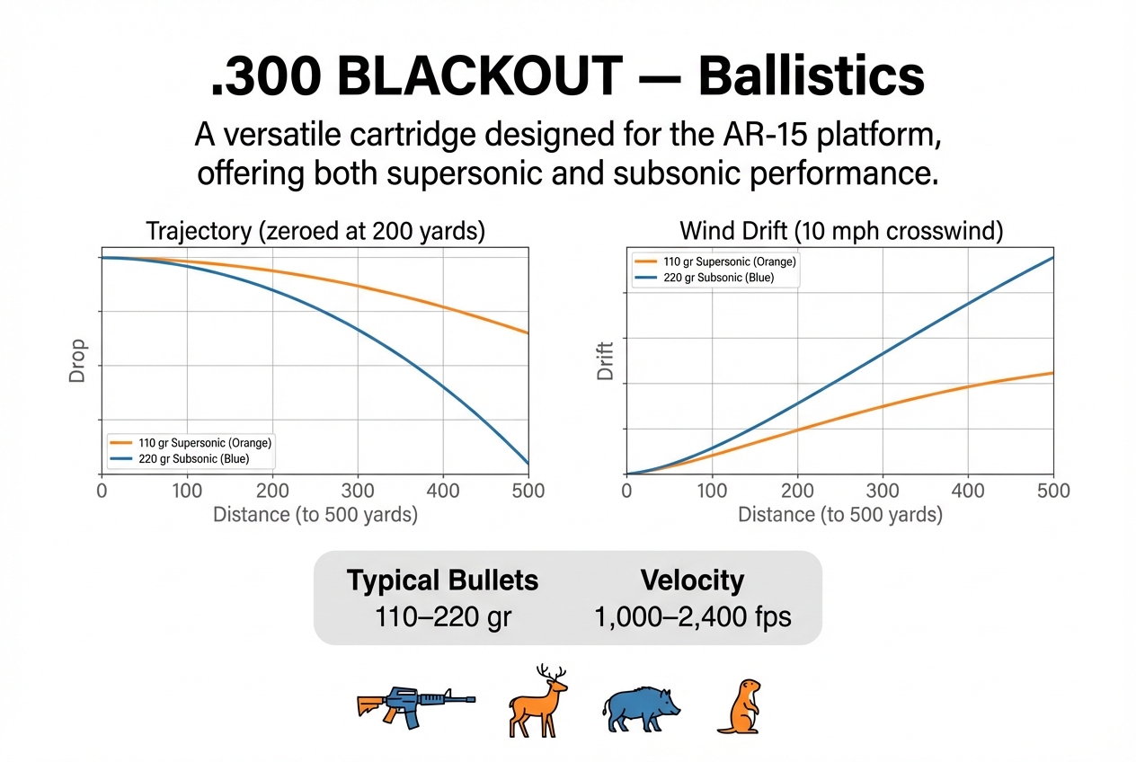 Ballistic Performance 300 Blackout Ballistics | My Reloading