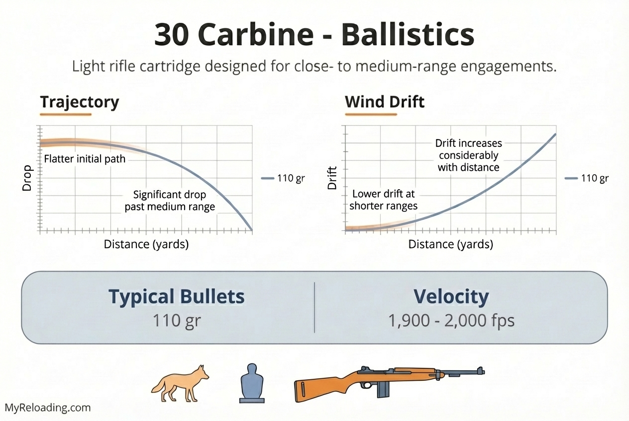 Ballistic Performance 30 Carbine Ballistics: Performance Analysis and Insights | My Reloading