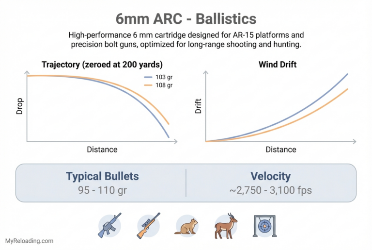 6.8 SPC cartridge with specifications and performance details