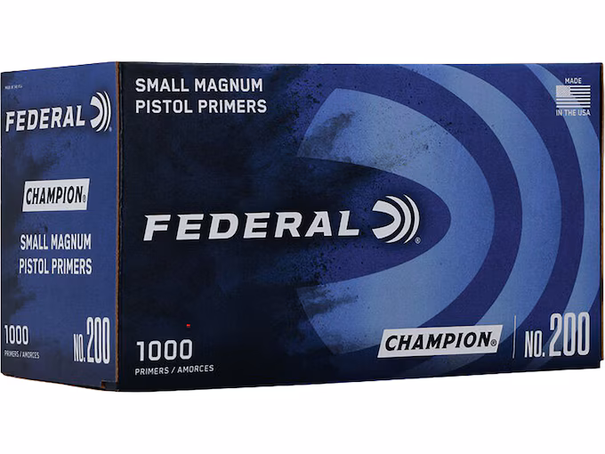 Federal 200 Small Pistol Magnum Primer packaging